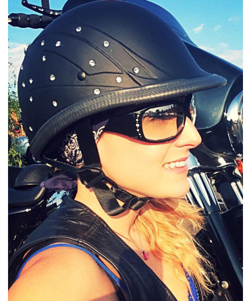 derpy motorcycle helmets BADASS Diamonds in the Ruff Smallest DOT Certified Motorcycle Helmet – Route 32 Riding Gear