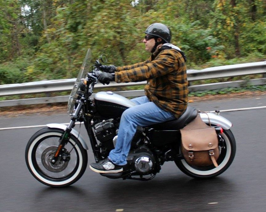 badass motorcycle helmets for harleys BADASS CarbonAir Rocker Smallest DOT Certified Motorcycle Helmet