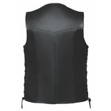 Bronco - Men's Premium Leather Motorcycle Vest