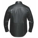 Titan - Men's Shirt style Premium Leather Biker Jacket