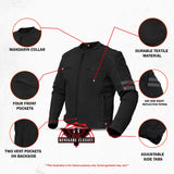 All Season Reflective Men's Textile Jacket