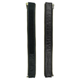 VXP54 Men's Black Universal Vest Expander Panel with Antique Zip (Single Piece)