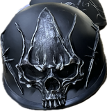 American BADASS Destroyer Wired Smallest DOT Certified Motorcycle Helmet