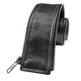 VXP53 Men's Black Universal Vest Expander Panel with Gun Metal Zip # 5 (Single Piece)