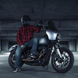 DOT Daytona Retro Full Face Motorcycle Helmet: Vintage Style for Men, Women, & Youth - W/ Captain America Stealth