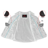 Clara Women's leather motorcycle vest