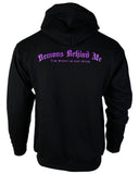 CLOSEOUT Semicolon Unisex Black & Purple Hoodie
