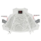 Women's Denim Classic Side Lace Vest