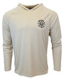 Unisex Nautical Compass Hooded UV Long Sleeve Tee