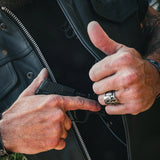 Steelhorse - Men's SOA Club Style Leather Motorcycle Vest