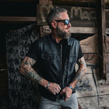 Sturgis - Men's SOA Club Style Leather Motorcycle Vest