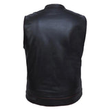 Badlands - Men's Club Style Leather Motorcycle Vest