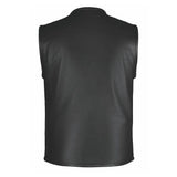 Blackout - Men's Motorcycle Leather Vest