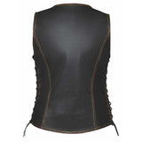 Ember - Ladies Red & Gold Paisley Liner Vest
