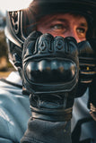 Mens Full Finger Gloves with Knuckle Armor