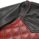 Redstrike Men’s Motorcycle Leather Jacket