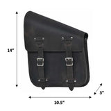 Rustic Brown 9586.L - Left Side Leather Swing Arm Bag