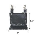 Women’s Cowhide Leather Clip on Bag