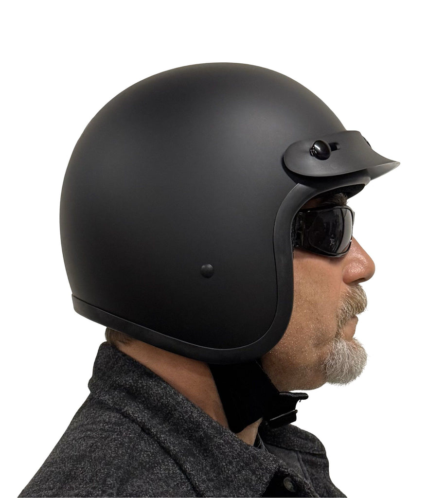 BADASS Open Face 3/4 Bare Bones Smallest DOT Certified Open Face Motor – Route 32 Riding Gear BADASS Open Face 3/4 Bare Bones Smallest DOT Certified Open Face Motor – Route 32 Riding Gear