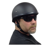 BADASS Bare Bones Smallest DOT Helmet & T-Shirt Bundle