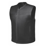 Commando - Men's SOA Style Club Leather Motorcycle Vest