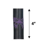 Ponytail Wrap purple Butterflies