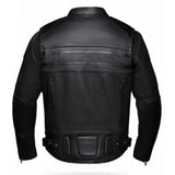 Grizzly - Men's Ultra Leather Motorcycle Jacket