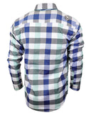CLOSEOUT The "Sea Breeze" Flannel (Hidden Snap Collars)