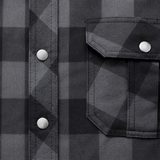 Sentry - Mens Black & Gray Armored Flannel