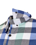 CLOSEOUT The "Sea Breeze" Flannel (Hidden Snap Collars)