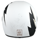 DOT Daytona Retro Full Face Motorcycle Helmet: Vintage Style for Men, Women, & Youth - W/ Blitz
