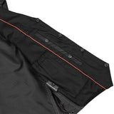 Men's Traditional Leather side lacing Vest - Black