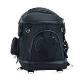 Renegade Classics Black Heavy Duty Textile Motorcycle Pet Carrier Si