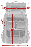 Updated Touring Sissy Bar Bag w/ Studs