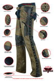 Women's Stylish Lightweight Hip Set Chaps- Two Tone