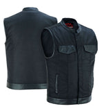 Concealed Snap Closure, Textile Material, Scoop Collar & Hidden