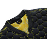 Gloom Gold Men's Black Mesh Textile Vest