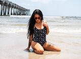 Women's Bandana Print One Piece Swimsuit