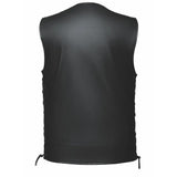 Rifleman - Men's Premium Leather Motorcycle Vest