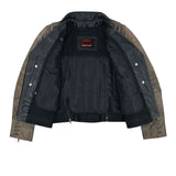 Fusion Flow Women's  Leather Motorcycle Jacket