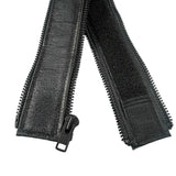 VXP505 Men's Black Universal Vest Expander Panel with Black Oxides Zip (Single Piece)