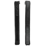 VXP505 Men's Black Universal Vest Expander Panel with Black Oxides Zip (Single Piece)