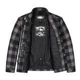 Sentry - Mens Black & Gray Armored Flannel