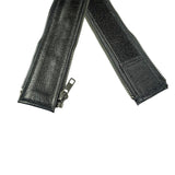 VXP53 Men's Black Universal Vest Expander Panel with Gun Metal Zip # 5 (Single Piece)