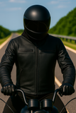 Black Iron - Men's Motorcycle Leather Jacket