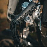 Black Leather Lever Covers