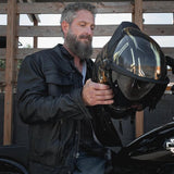 Dragon - Men's Premium Leather Motorcycle Jacket