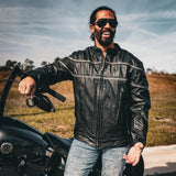 Viper - Men's Premium Leather Motorcycle Jacket