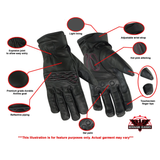 Women's Cruiser Glove  (Black/Pink)