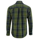 Green forest Men's Outdoor Green Flannel Shirt